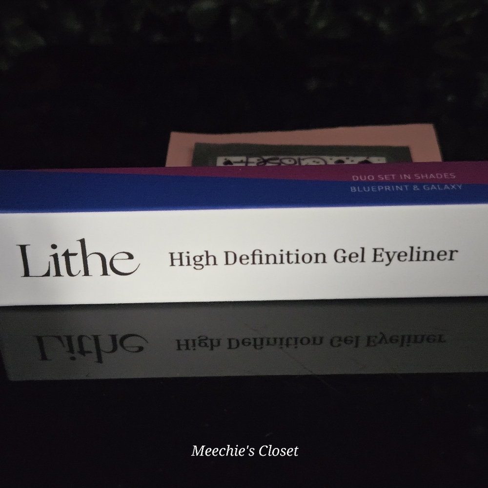 Lithe Beauty High Definition Gel Eyeliner Duo Blueprint Galaxy Blue 2pc NIB
